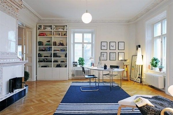 北欧风百看不厌 充满艺术氛围的瑞典公寓(图) 