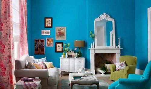 沉侵在色彩的风潮中 十种方案让客厅鲜活起来 