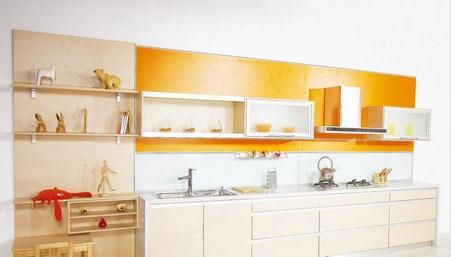 一字型橱柜装修设计 打造五脏俱全小户型厨房 