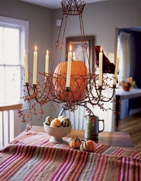 20款秋季餐桌布置方案 给你一桌子的丰盛 