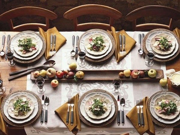 20款秋季餐桌布置方案 给你一桌子的丰盛 