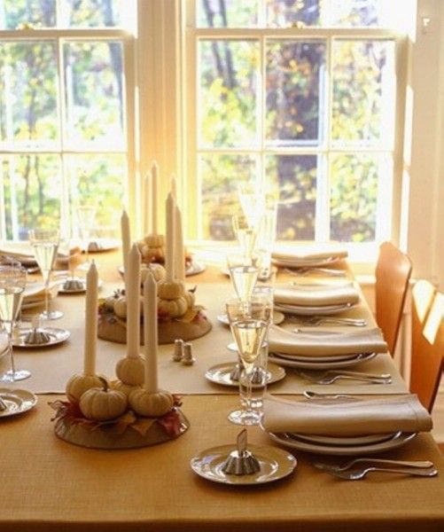 37款秋季餐桌布置方案 给你一桌子的丰盛(图) 