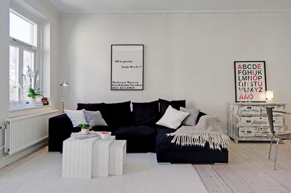 64平米的浪漫 迷人的瑞典公寓小小衣帽间 
