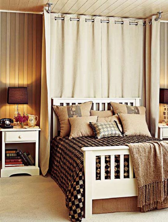 创意DIY 多款床头背景墙设计 温馨卧室床品 
