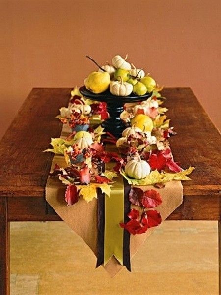 35款秋季餐桌布置方案 给你一桌子的丰盛（图） 