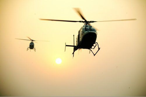 华彬航空国内首次直升机长途拉力飞行活动起航 