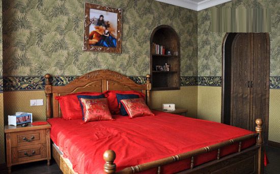 婚季卧室装饰 3款红色品牌床品添浪漫(图) 