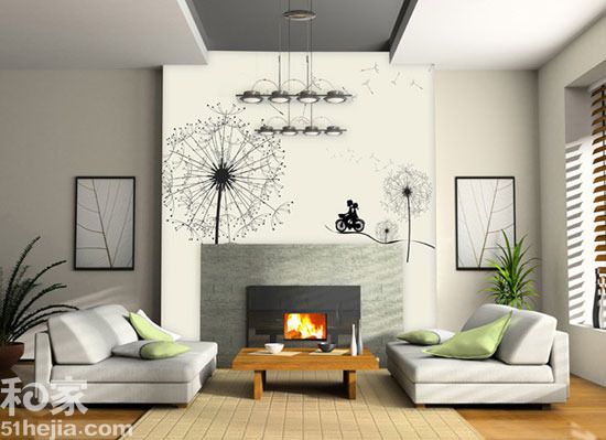 11个彩绘沙发背景墙 为家增添风采（组图） 