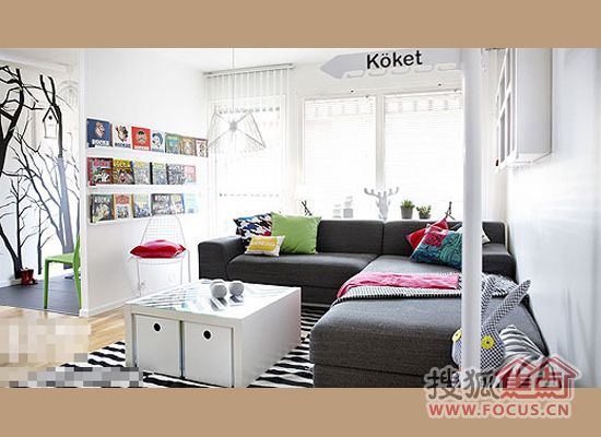 多款超赞IKEA小客厅设计 简约实用的时尚美家 