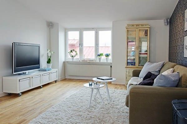 北欧风格的明亮白色公寓欣赏（组图） 