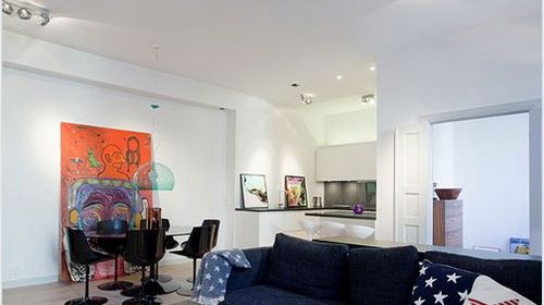二居室装修方案 打造83平英伦风格有爱家居 