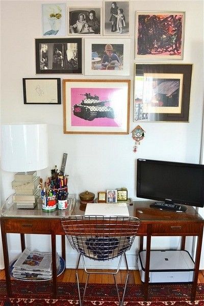 斑驳油漆铁艺编织 迷人的复古soho办公室(图) 