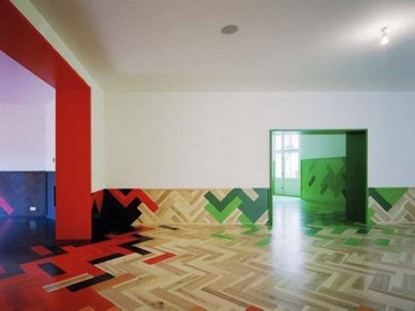 生活空间 地板也创意 18招教你装饰家中地板 