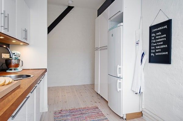 小清新最爱的优雅 85平米瑞典屋顶公寓 