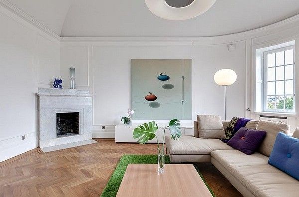 绝佳的室内设计 斯德哥尔摩百年公寓（图） 