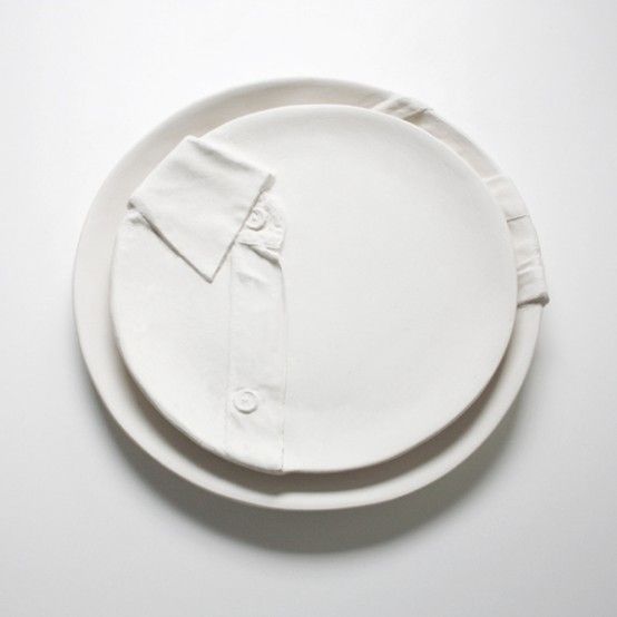 穿着礼服的餐盘 超现实主义餐具系列设计(图) 