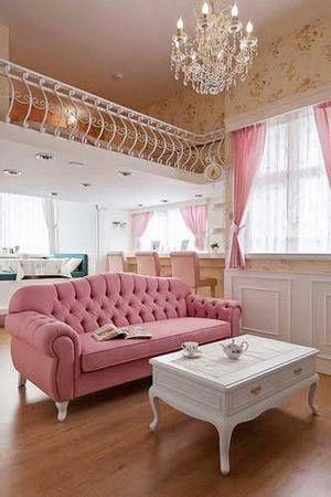 浪漫卡哇伊复式房 公主的粉色梦幻城堡 