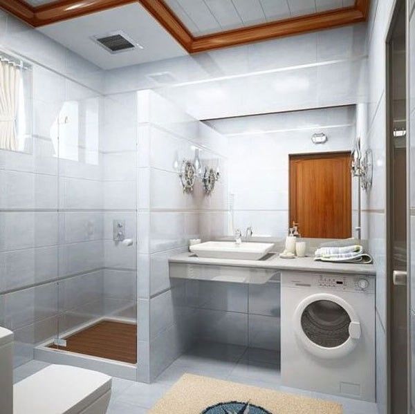 面积不大也能有舒适空间！小户型浴室设计 