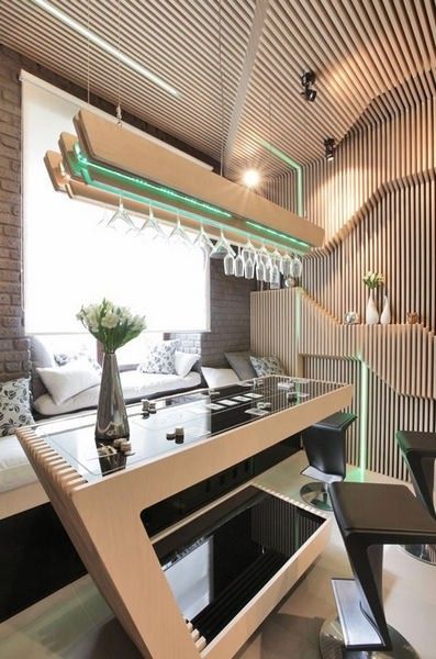 生活空间 厨房也炫目 动感美学的餐厨设计 
