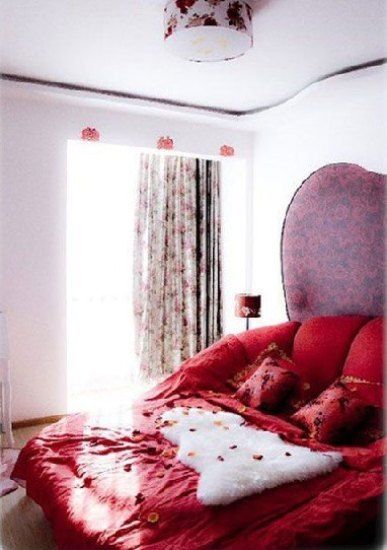 超省钱的家装装饰 3万搞定红色浪漫婚房装修 