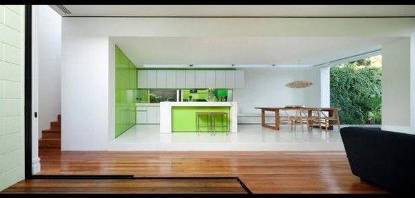 白色与绿色简单搭配 小清新别墅设计（组图） 