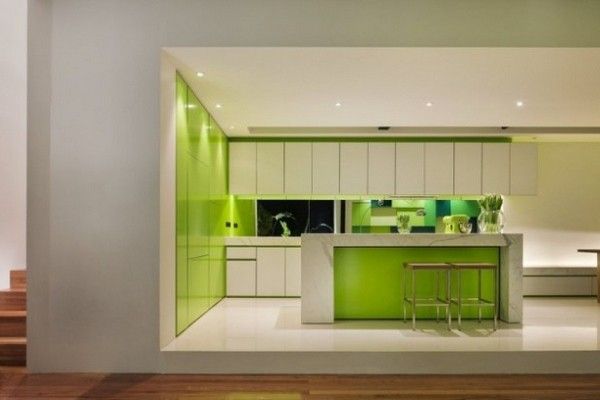 流行风格 白色与绿色的精彩 小清新别墅设计 