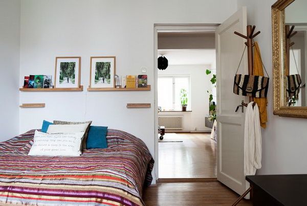 瑞典60平花园公寓 让清晨从闻花香开始（图） 