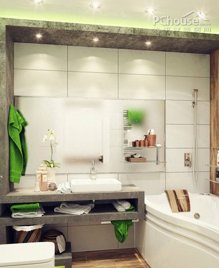 15种小型浴室设计 美妙的小清新空间(组图) 
