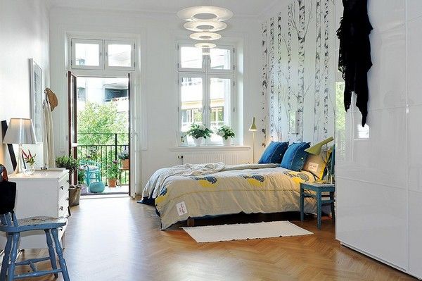 巧用拼花木地板 装饰迷人北欧风格公寓 
