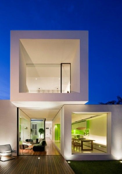 白色与绿色完美搭配 风格独特小清新别墅设计 