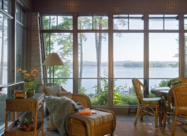 流行风格设计 美国新罕布什尔州湖畔度假屋 