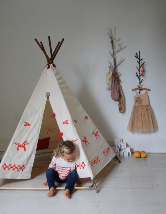 让宝宝在家露营的22款儿童游戏帐篷房（图） 