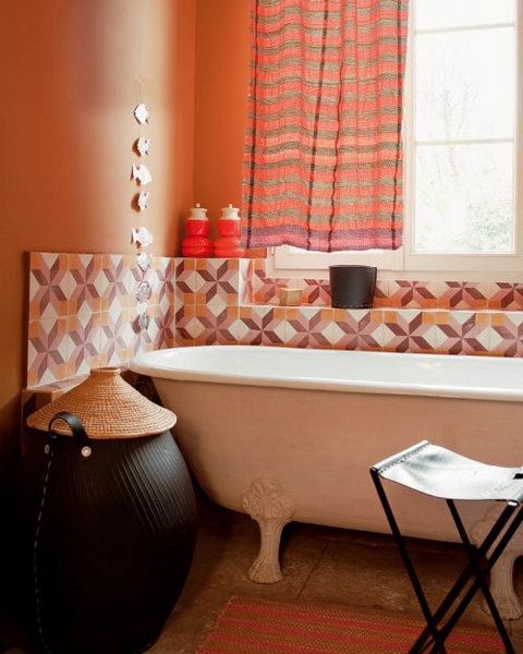 多彩瓷砖尽情演绎 让浴室亮起来（组图） 