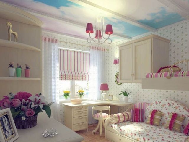 儿童房装修效果图 女孩儿童房打造梦幻家园 