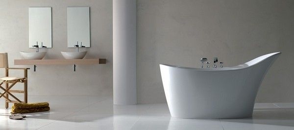纯白简洁主义 20款白色浴室设计欣赏（组图） 