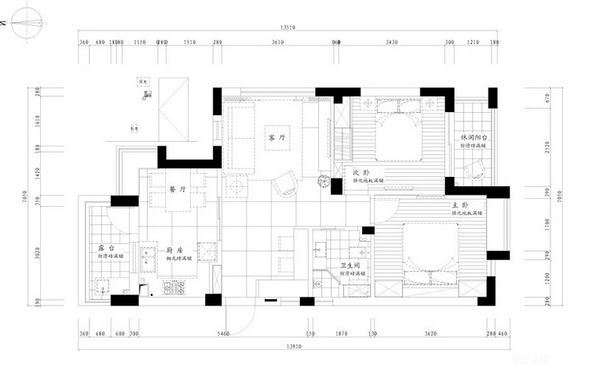 小三房改两房 89平米的爆棚幸福感（组图） 