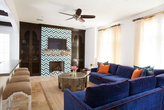 摩洛哥民族风室内设计 蓝色混搭风格家居