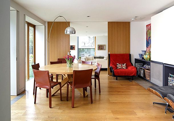 简洁的空间设计 英国现代风格家庭大宅(组图) 