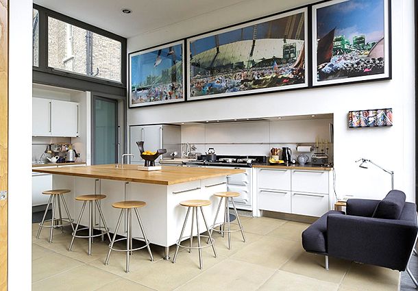 简洁的空间设计 英国现代风格家庭大宅(组图) 