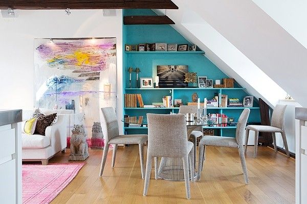 生活空间 色彩满屋 斯德哥尔摩艺术公寓设计 