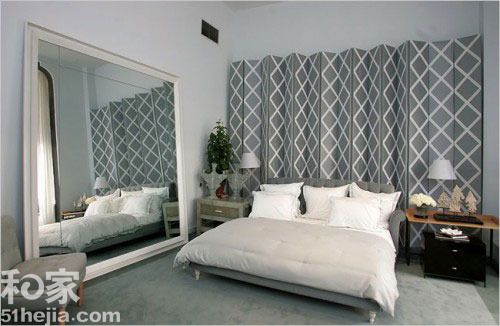 屏风也能扮靓床头 12个卧室背景墙设计（图） 