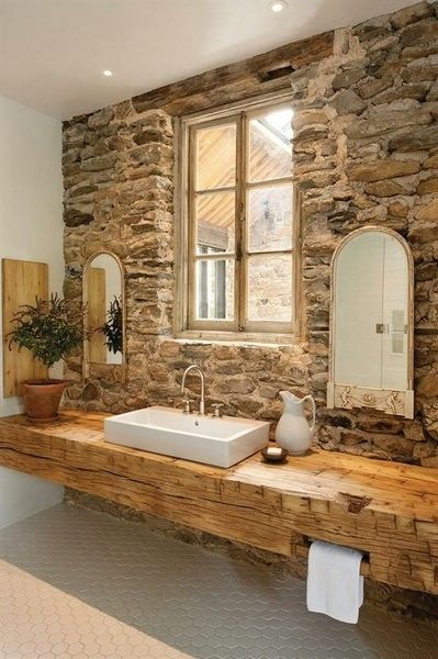 31款令人惊叹的原石浴室设计 