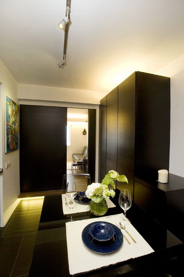 Clifton Leung：时尚别致的香港48平公寓设计 