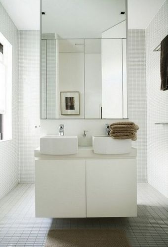 经典纯白主义 20款白色浴室设计欣赏（组图） 