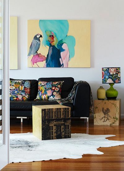 色彩缤纷 澳大利亚家具设计师的美家（图） 