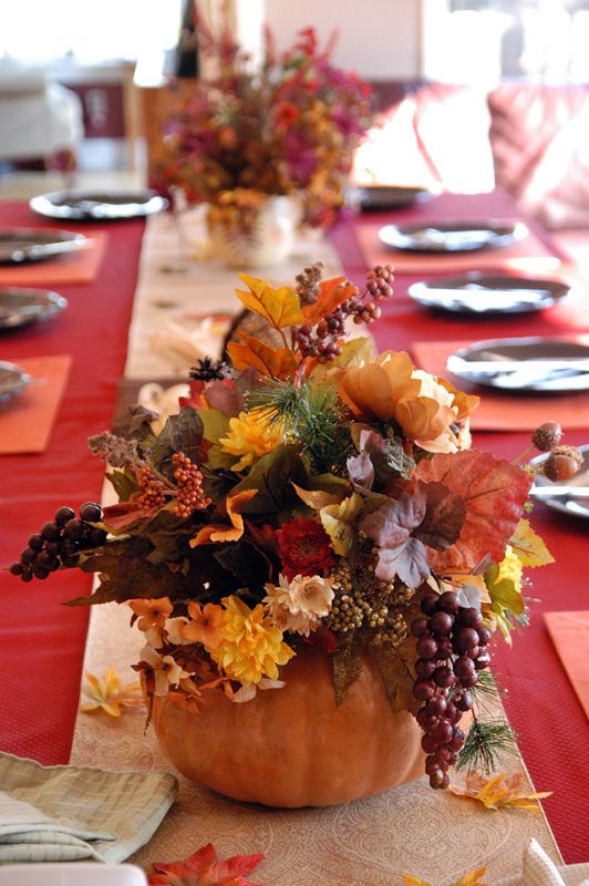 营造温暖氛围 33个完美感恩节餐桌布置(组图) 