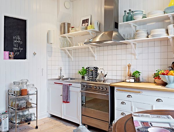 瑞典清新小户型 40平一房一厅单身小公寓(图) 
