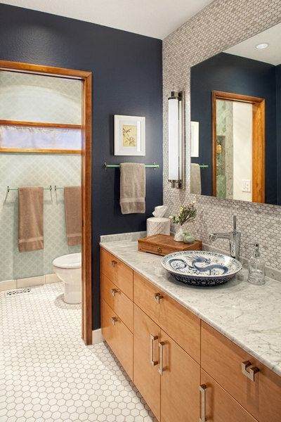 61款蓝色瓷砖卫浴家居设计 带给你清新感觉 