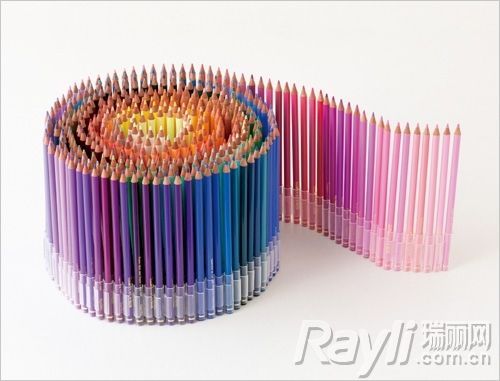 芬理希梦500色彩色铅笔：可以随意组合的装饰方法