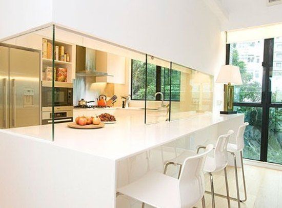 简约风格打造舒适家居 10个厨房隔断设计(图) 